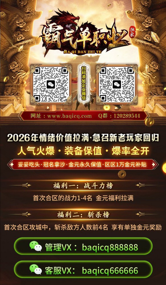 模板名称：霸气单职业宣传图